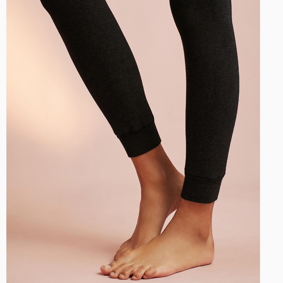 anthropologie fleece leggings